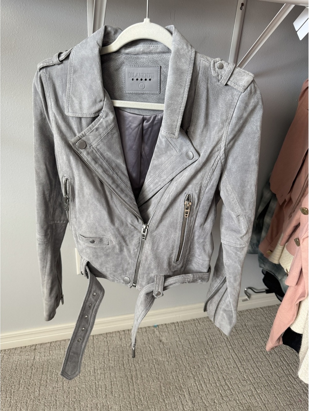 Blank NYC Grey Suede